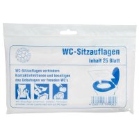 WC-Sitzauflage, 25 St&uuml;ck