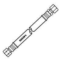 Mitteldruck-Schlauchleitung, 0,4 m, RVS 8