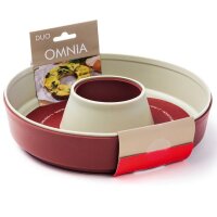 Omnia Silikonform, 2 Stück rot, beige