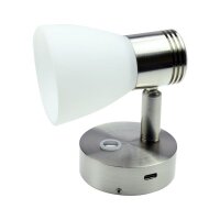 LED-Leseleuchte 2W mit Dimmschalter und Ladefunktion