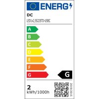 LED-Leseleuchte 2W mit Dimmschalter und Ladefunktion