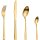 Besteckset, 16-tlg., gold