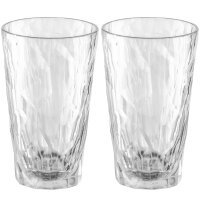 koziol Trinkglas 300ml, 2er Set, CLUB No. 6