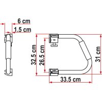 Security B&uuml;gel und Einstiegshilfe, 31 cm