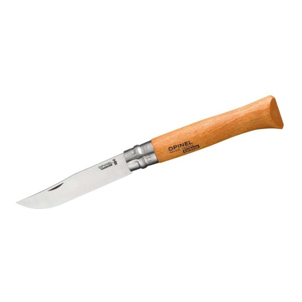 Opinel Taschenmesser No 12, Carbon, Buche