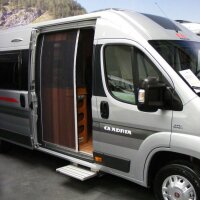 Plissee Fliegenschutzt&uuml;r, Ducato f&uuml;r Schiebet&uuml;r H2 / H3