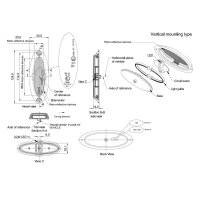 Dimatec Markierungsleuchte oval, wei&szlig;